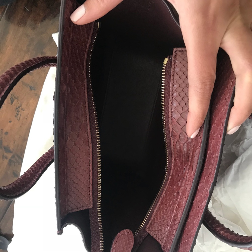 Burgundy python nano - Picture 2 of 5
